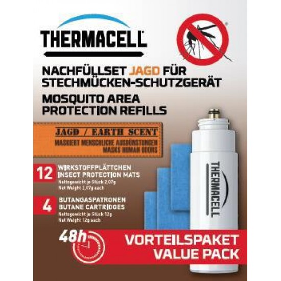 Thermacell E-4 48órás vadász utántöltő (4pat+12lap) 